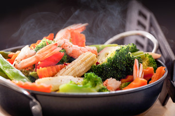 Stir-fried vegetables