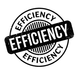 Efficiency rubber stamp. Grunge design with dust scratches. Effects can be easily removed for a clean, crisp look. Color is easily changed.