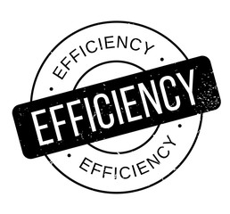 Efficiency rubber stamp. Grunge design with dust scratches. Effects can be easily removed for a clean, crisp look. Color is easily changed.