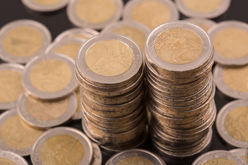 euro coins