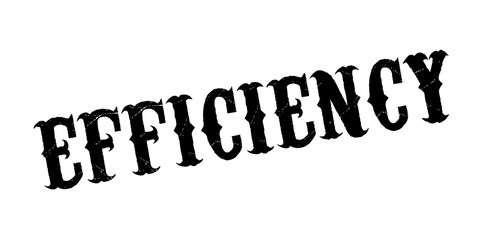 Efficiency rubber stamp. Grunge design with dust scratches. Effects can be easily removed for a clean, crisp look. Color is easily changed.