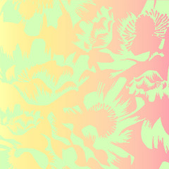 abstract  flower pattern
