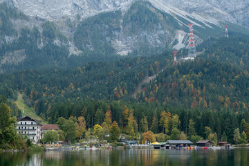 Eibsee in the near of Garmisch-Partenkirchen