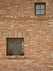 Fototapeta na wymiar muro con finestra