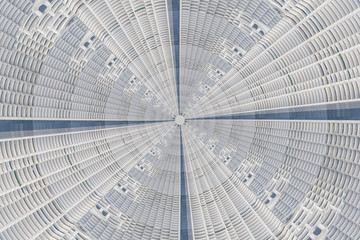 Apartment building / Abstract background of exterior view of apartment building.