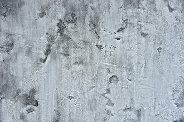 Naklejka premium Texture of gray concrete wall. Plasterwork of interior design