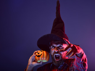 Halloween autumn holiday celebration