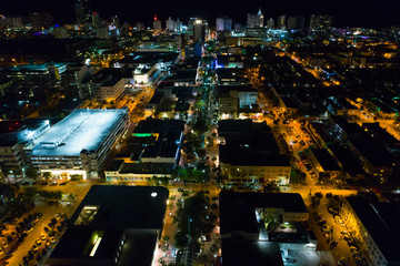 Miami Beach Lincoln Road aerial image