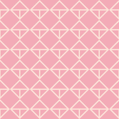 Rectangle and triangle shape repeating seamless pattern design