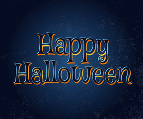 Fototapeta na wymiar Happy Halloween vector typography