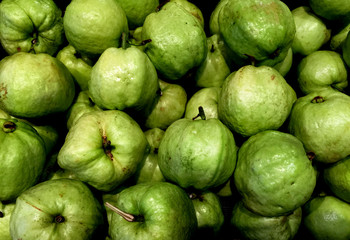 Pile of Guavas Rich in Vitamin C