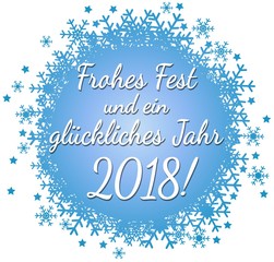 Frohes Fest und ein glückliches Jahr 2018 