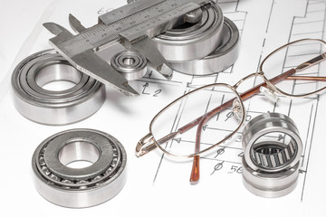 Ball bearings and Technical drawings