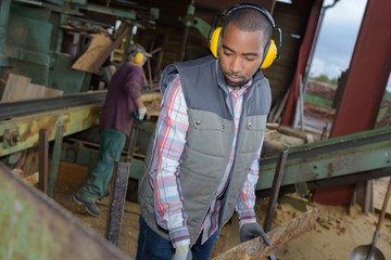 Fototapeta premium industrial worker at work