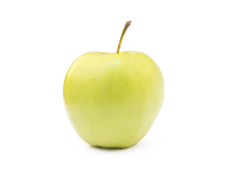 Fresh healthy apple isolated on a white background