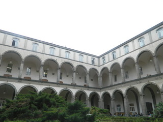 Fototapeta na wymiar Giardino università di Napoli