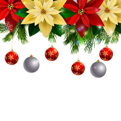 Christmas decoration evergreen trees