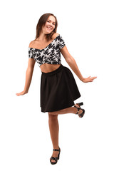 Fototapeta premium Fashionable caucasian girl