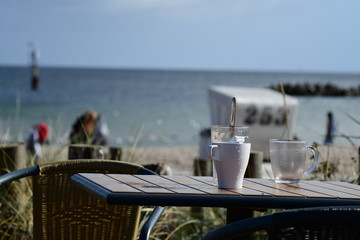Gastronomie am Strand vom Ostsee Resort Damp