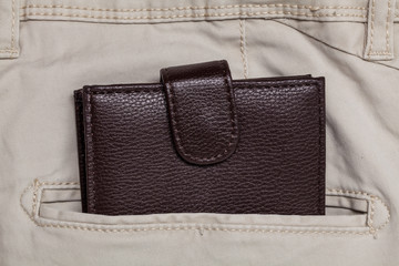 Wallets. Fashion accessory. Leather. Keeping documents and money. For your design.