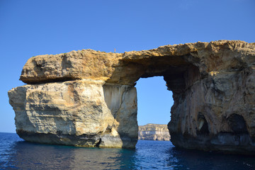 Fototapeta na wymiar Blue Window, Gozo Island, Malta