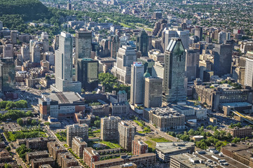 Montreal aerial view