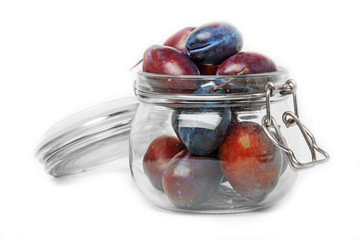 Plum. Tasty and healthy fruits. correctly nutrition. Diet. For your design.