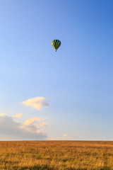A Hot Air Balloon over the South Downs