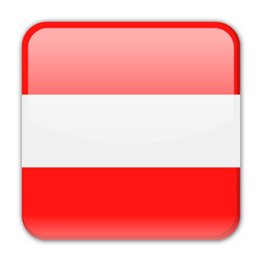 Austria Flag Vector Square Icon