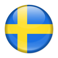 Sweden Flag Vector Round Icon