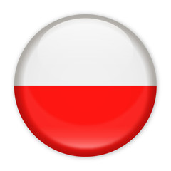 Poland Flag Vector Round Icon