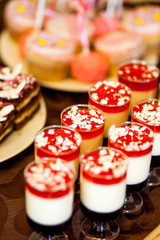 Candy Bar in the wedding hall