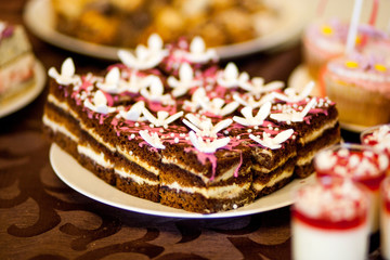 Candy Bar in the wedding hall