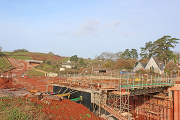 Road Bridge construction site