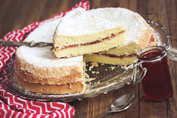 gâteau de savoie à la fraise 1