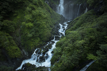 Fototapeta na wymiar Kegon waterfall in Nikko, Japan