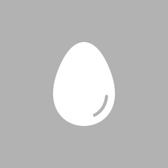 Egg flat vector icon