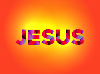 Jesus Theme Word Art Illustration
