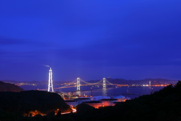 Obraz premium Muroran night view