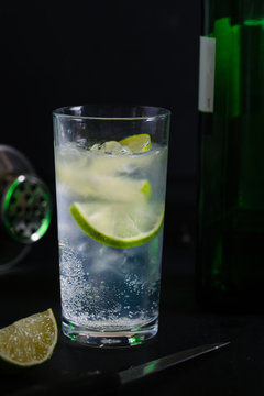Gin and tonic.