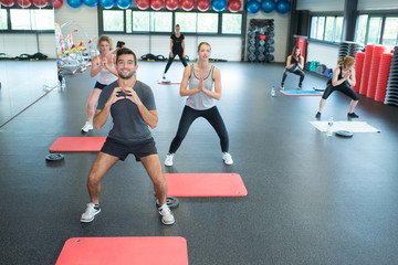 aerobics schedule in the gym