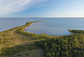 Spit of Hiiumaa island in Estonia.  Baltic sea.