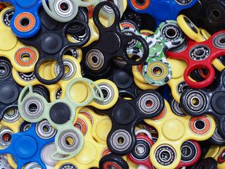 colorful fidget spinner
