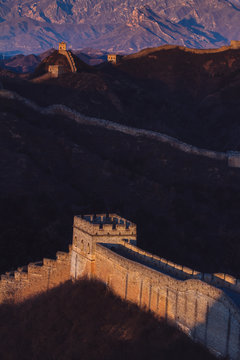 The Great Wall at sunrise