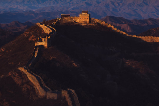 The Great Wall at sunrise