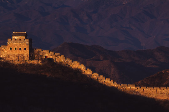 The Great Wall at sunrise