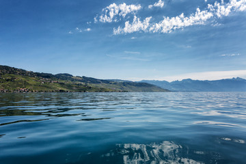 Stunning views of the blue sea and sky