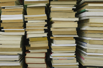 Pile of old books