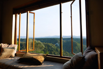 Window seat with view