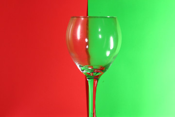 A colored glass